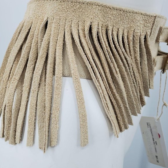 Love Strength Genuine Sand Fringe Suede Jimmi Belt - Picture 4 of 10